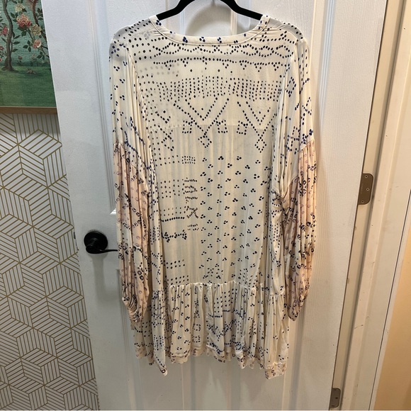 Free People Shibori Tunic Sz L - Picture 3 of 6